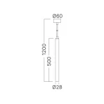 BRY-G007R-1H-1xG9-GLD-PENDANT LIGHT