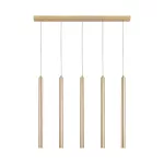 BRY-G007S-1H-5xG9-GLD-PENDANT LIGHT