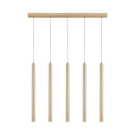 BRY-G007S-1H-5xG9-GLD-PENDANT LIGHT