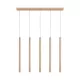 BRY-G007S-1H-5xG9-GLD-PENDANT LIGHT
