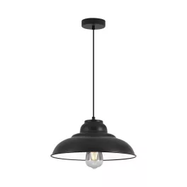 BRY-P004R-1H-1xE27-BLC-PENDANT LIGHT