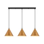 BRY-P010S-3H-3xE27-GLD-PENDANT LIGHT