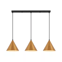 BRY-P010S-3H-3xE27-GLD-PENDANT LIGHT