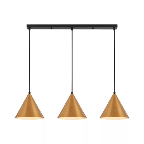 BRY-P010S-3H-3xE27-GLD-PENDANT LIGHT