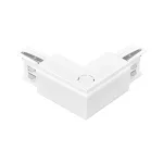 BRY-L-4WRS-WHT-TRACK RAIL CONNECTOR