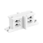 BRY-MIDDLE-4WRS-WHT-TRACK RAIL CONNECTOR