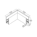 BRY-M20A-SR01-1-BLC-MAG.RAIL CORNER