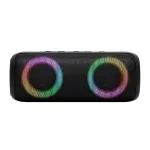 SAL BT2000 boombox, 2x10W, MP3 zenelejátszó, Bluetooth, mélysugárzó, basszus, RGB LED fényjáték, beépített akkumulátor, IPX5