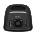SAL BTCUBE hordozható Boombox, vezeték nélküli hangszóró, 70 watt, 3 hangszóró, Bluetooth TWS, IPX4, beépített akkumulátor