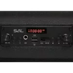 SAL BTWORKY munka és szabadidő hangszóró, 8 W, FM rádió, BT TWS, USB/microSD, AUX, RGB LED, USB-C töltőkábel, ~20 h üzemidő