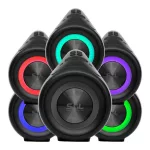 SAL BT 5000 hordozható bluetooth kihangosító, 2 x 25 W, sztereó boombox, FM rádió, USB, microSD, beépített mikrofon, RGB LED, ~30 óra üzemidő, BT_5000