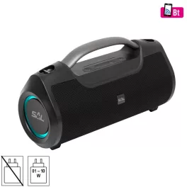   SAL BT 7000 hordozható bluetooth kihangosító, BoomBox, 2 x 30 W, BT TWS, 3.5mm AUX, USB, EQ, LED effektek, telefontöltés, USB-C és AUX kábel, vízálló, BT_7000