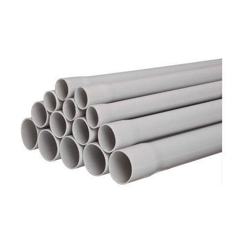 Mü.II. tokozott cső PEP 20  szürke /2,5m tokos végű