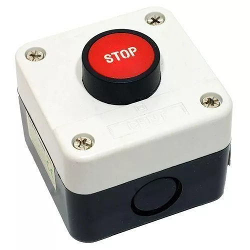 Chint tokozott nyomógomb x1 stop tokozott (Piros) CH-NP2-B114
