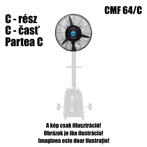 Centrifugális párásító ventilátor, CMF_64_C