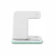 CANYON CNS-WCS302W 3in1 vezeték nélküli töltő, Qi szabvány, micro USB / lightning töltőport, fehér
