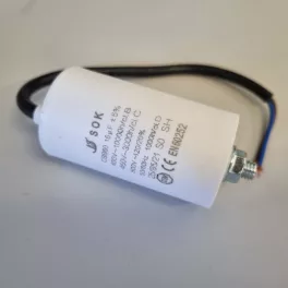 Kondenzátor üzemi 16 uF 450V+kábel CNS0031