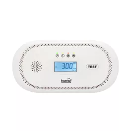   HOME CO10LCD szén-monoxid vészjelző, LCD kijelző , elemes, 2 év elem élettartam, 10 év érzékelő élettartam
