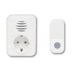 Home DBA1101AC vezeték nélküli csengő, elemes nyomógomb, max 150m hatótáv, 38 dallam, IP44 nyomógomb