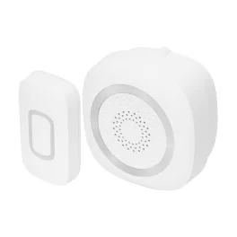   Home DB 1601DC vezeték nélküli csengő, 160m hatótáv, 60 dallam, 3-fokozatú hangerő és némítás, kapcsolható fényjelzés, elemes tápellátás, DB_1601DC