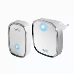 HOME DB 2060AC vezeték nélküli csengő, 200 m hatótáv, 36 dallam, 5 fokozatú hangerő, fényjelzés, 230 V-os tápellátás