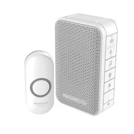  Honeywell Home DC313N vezeték nélküli csengő, 150m hatótáv, 6 dallam, LED jelzőfény, IP55 nyomógomb, elemes tápellátás, DC313N