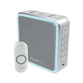   Honeywell Home DC915NG vezeték nélküli csengő, 200m hatótáv, 11 dallam, időzíthető némítás, LED jelzőfény, állítható hangerő, elemes tápellátás, DC915NG