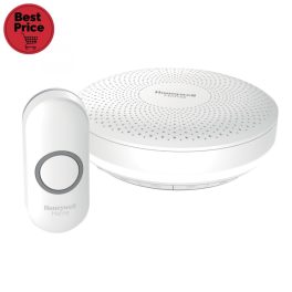   Honeywell Home DCR313N vezeték nélküli csengő, 150m hatótáv, 84 dB, 6 dallam, LED jelzőfény, IP55, 868 MHz, DCR313N
