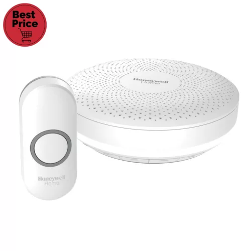 Honeywell Home DCR313N vezeték nélküli csengő, 150m hatótáv, 84 dB, 6 dallam, LED jelzőfény, IP55, 868 MHz, DCR313N