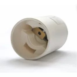 F 14-301 M foglalat E14 fehér DELUX (DEL018)
