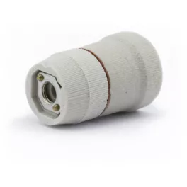 DEL123 Porcelán foglalat E27 10x1 DELUX
