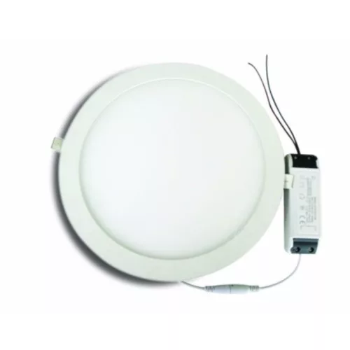 DEL1271 deLux LED panel, 6W, 420Lm, 4000K, 120x20mm, kiv.:110mm, sülly.,kerek, 110-265V, 25x2835SMD,