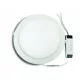 DEL1271 deLux LED panel, 6W, 420Lm, 4000K, 120x20mm, kiv.:110mm, sülly.,kerek, 110-265V, 25x2835SMD,