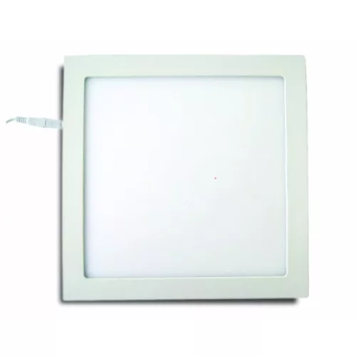 DEL1273 deLux LED panel, 6W, 420Lm, 4000K, 120x120x20mm, kiv.:110x110mm, sülly., négysz, 110-265V, 25x2835SMD,