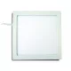 DEL1273 deLux LED panel, 6W, 420Lm, 4000K, 120x120x20mm, kiv.:110x110mm, sülly., négysz, 110-265V, 25x2835SMD,