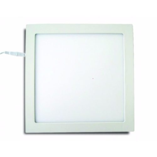 DEL1280 deLux LED panel,18W,1260Lm, 3000K, négysz., 225x225x20mm,kiv.: 205x205mm sülly.,110-265V, 75x2835SMD,