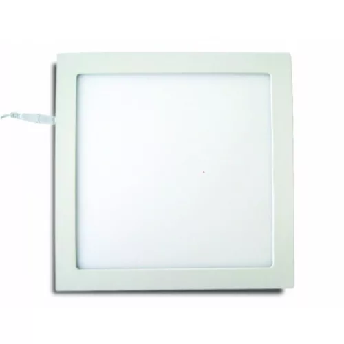 DEL1280 deLux LED panel,18W,1260Lm, 3000K, négysz., 225x225x20mm,kiv.: 205x205mm sülly.,110-265V, 75x2835SMD,