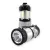 DEL1363 Kemping lámpa (viharlámpa) 1W+3W COB LED 120lm, PC+ABS, (3xAA nem tart.)  delux – Készlet erejéig!!!