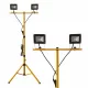 DEL1434 Reflektor   2X10W LED, állványos SLIM 1400lm, 220-240VAC, IP65, 4000K, delux