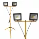 DEL1435 Reflektor   2X20W LED, állványos SLIM 2800lm, 220-240VAC, IP65, 4000K, delux