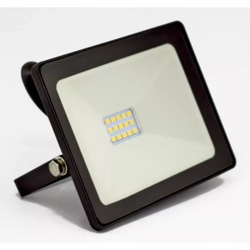 DEL1446 Reflektor   20W LED, 1600lm, 200-240VAC, IP65, 4000K, 120 fok,30x SMD2835 LED, lapos, fekete, 150*127*35mm, alumínium SLIM SERIES delux
