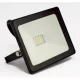 DEL1446 Reflektor   20W LED, 1600lm, 200-240VAC, IP65, 4000K, 120 fok,30x SMD2835 LED, lapos, fekete, 150*127*35mm, alumínium SLIM SERIES delux