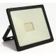 DEL1448 Reflektor   30W LED, 2400lm, 200-240VAC, IP65, 4000K, 120 fok,45x SMD2835 LED, lapos, fekete, 185*175*35mm, alumínium SLIM SERIES delux