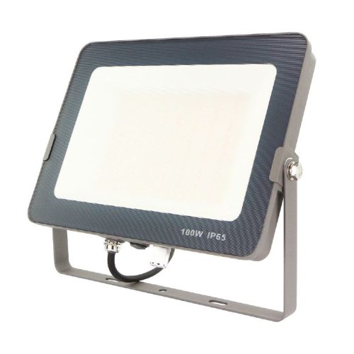 LED reflektor  50W 3000/6000K állítható színhőmérséklet, 4000lm IP65 120 fok  SMD, lapos, szürke DEL1558