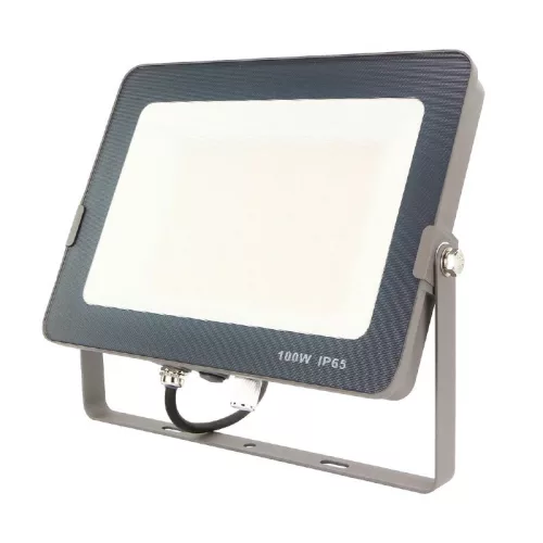 LED reflektor  150W 3000/4000/6000K állítható színhőmérséklet, 12000lm IP65 120 fok  SMD, lapos, szürke DEL1560