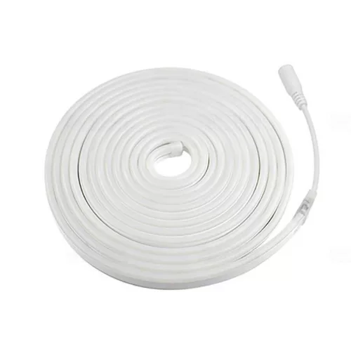 DEL1639 LED szalag neon flex 3000K meleg fehér, 5m, IP65, 12V, 6W/fm, lm/m, 120LED/m, SMD2835, delux