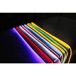 DEL1646 LED szalag neon flex JÉGKÉK, 5m, IP65, 12V DC, 6W/fm, 120LED/m, SMD2835, deLux