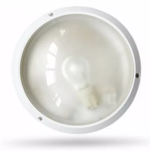DEL435 Porto lpt, kerek, opál, 1xE27, IP54,