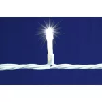 Home DLFJ 400/WH LED-es fényfüggöny, 10 m / 400 db hidegfehér LED, állófényű, fehér vezeték, sorolható, kül- és beltéri kivitel, DLFJ_400_WH