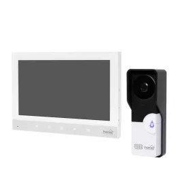   Home DPV260 7 colos videó-kaputelefon szett, éjszakai kameramóddal, 30 féle csengetési dallammal, kitekintő funkcióval, érintőgombokkal, bővíthető